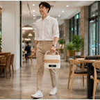 Lunch Box Self-Heating 304 Stainless Steel Bento