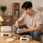 Lunch Box Self-Heating 304 Stainless Steel Bento