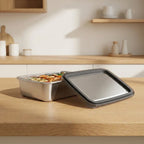 Lunch Box Stainless Steel Airtight Silicone Seal Dishwasher Safe
