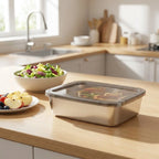 Lunch Box Stainless Steel Airtight Silicone Seal Dishwasher Safe