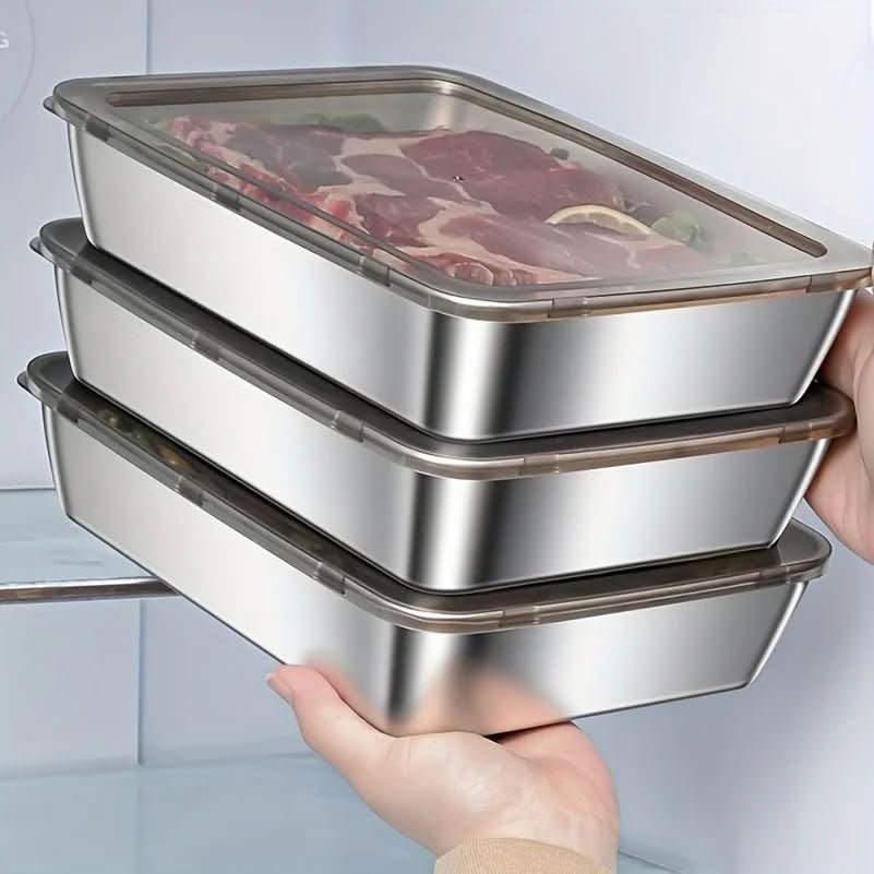Lunch Box Stainless Steel Airtight Silicone Seal Dishwasher Safe