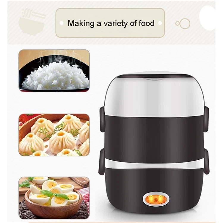 Lunch Box USB Heated Stainless Steel Multi-Layer