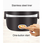 Lunch Box USB Heated Stainless Steel Multi-Layer