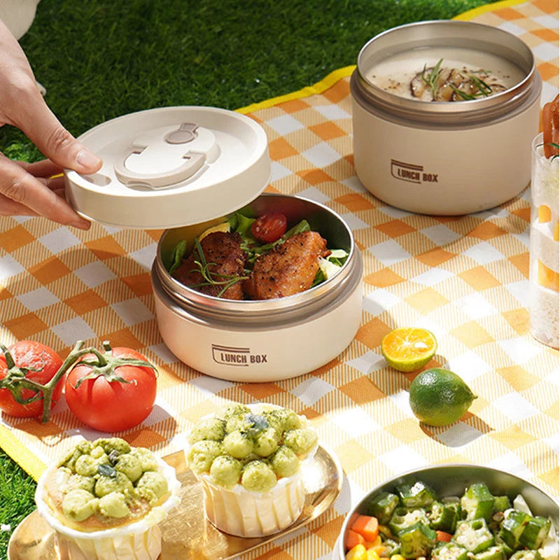 Lunch Box Vacuum Insulated Stainless Steel & Leak-Proof
