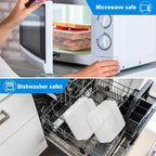 Lunch Containers Airtight Leak-Proof Set of 4