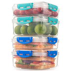 Lunch Containers Airtight Leak-Proof Set of 4