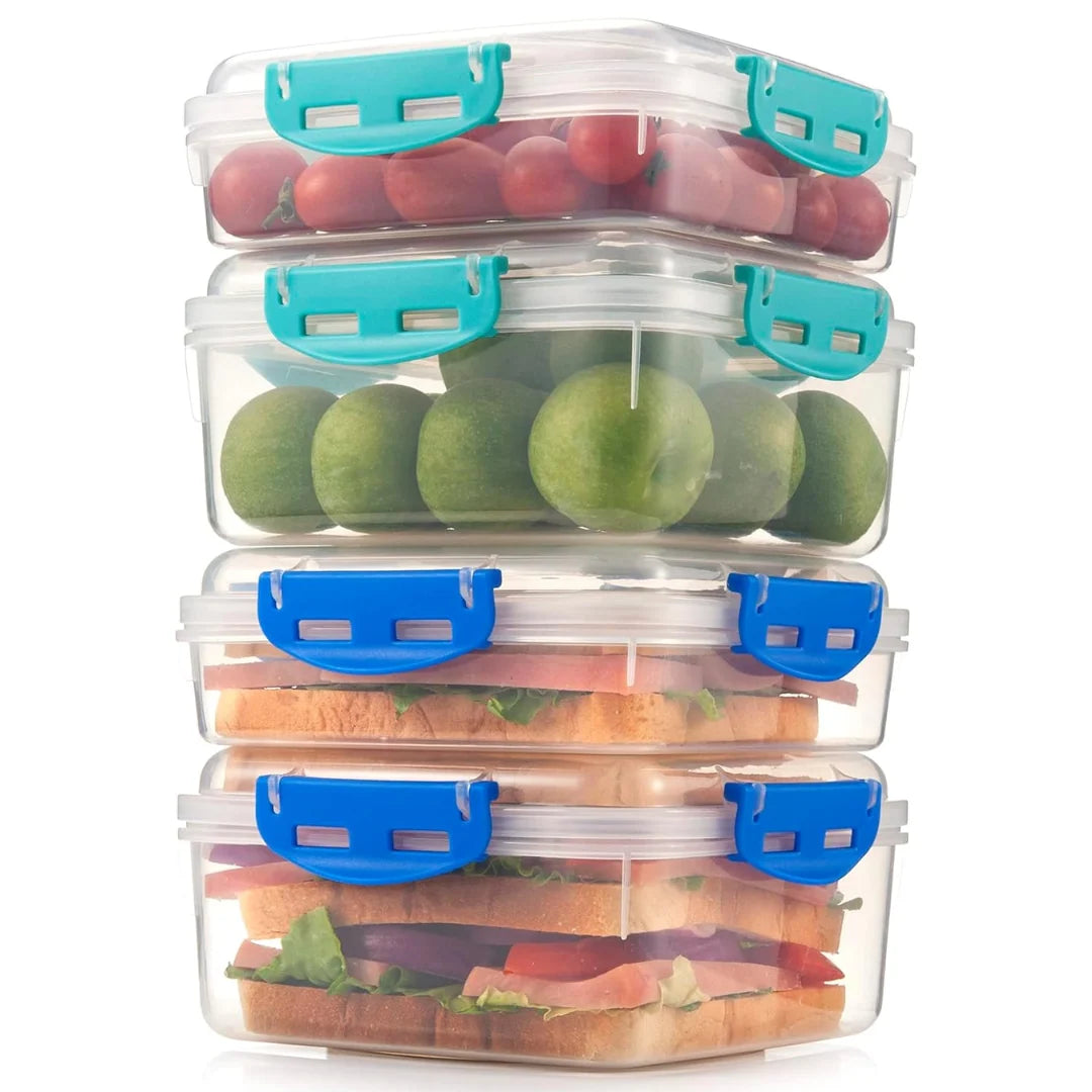 Lunch Containers Airtight Leak-Proof Set of 4