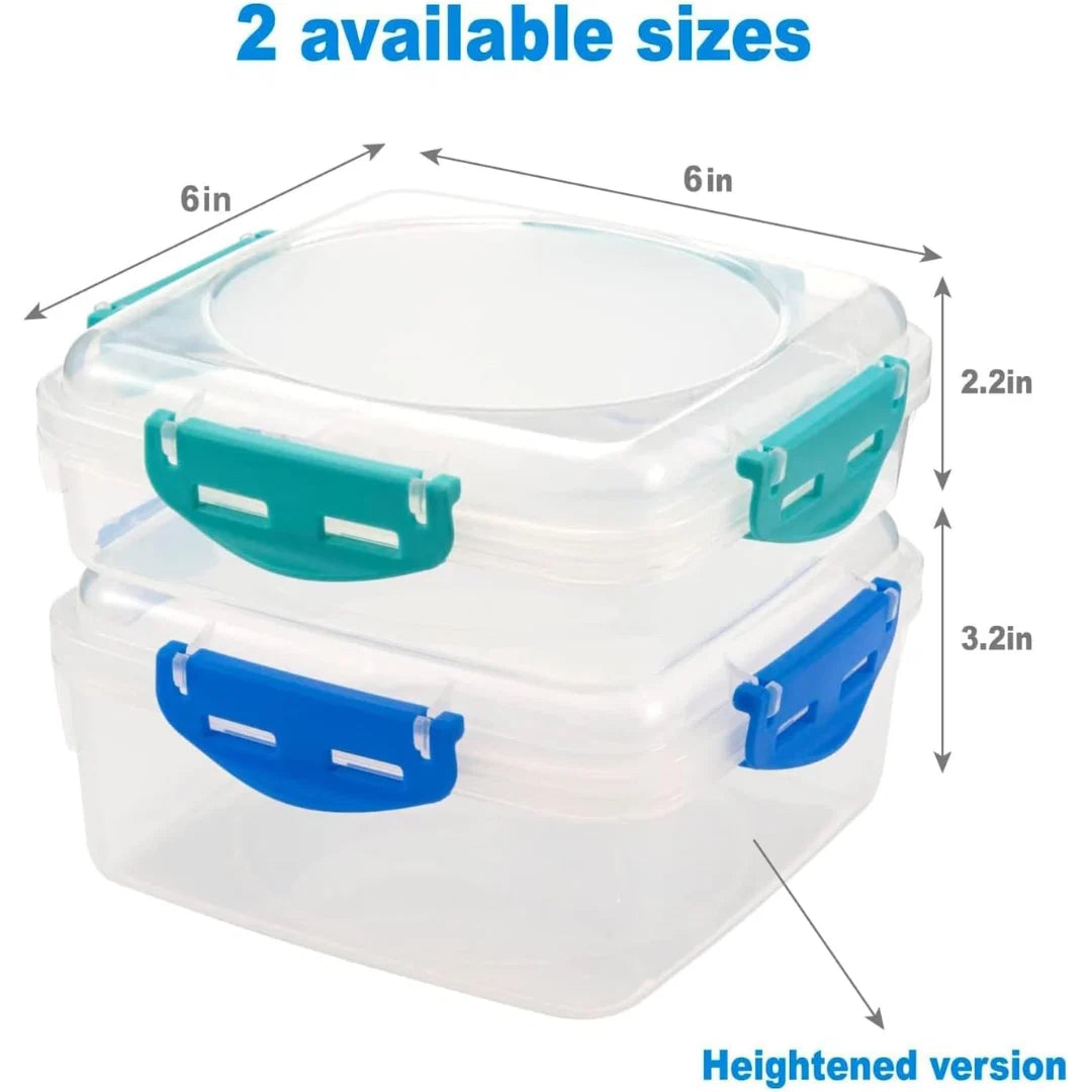 Lunch Containers Airtight Leak-Proof Set of 4