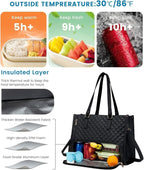 Lunch & Laptop Tote Insulated & Leakproof Padded Sleeve
