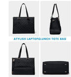 Lunch & Laptop Tote Insulated & Leakproof Padded Sleeve