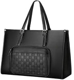 Lunch Tote Insulated Padded Laptop Sleeve Waterproof PU Leather