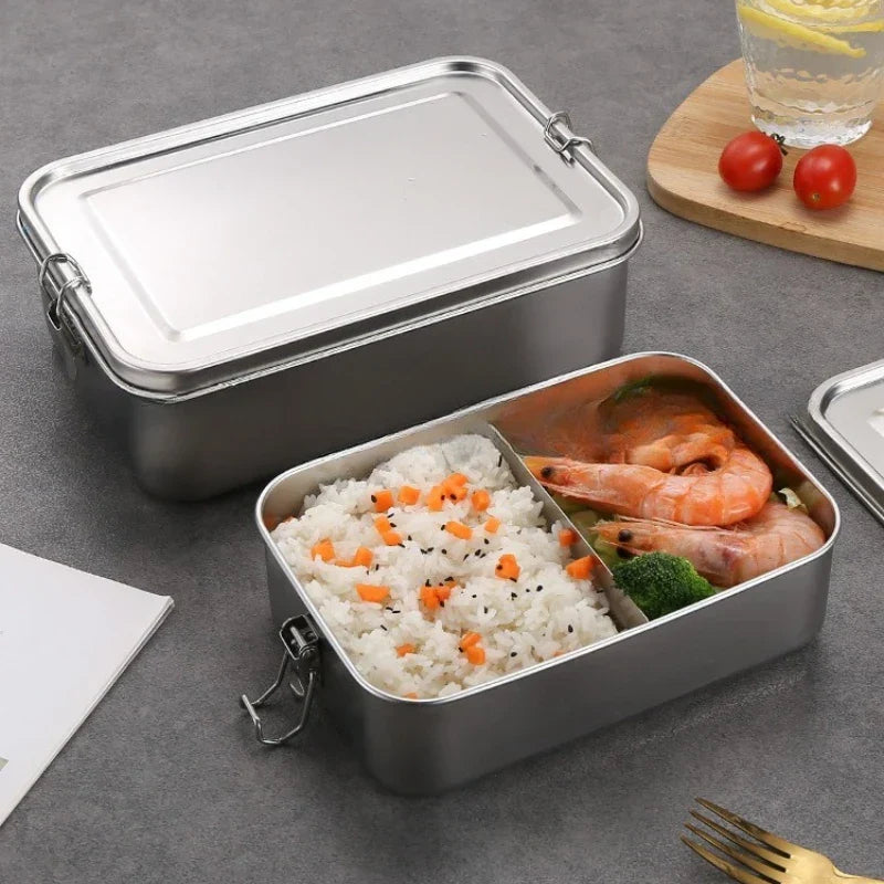 Lunchbox Set Stainless Steel Multi-Compartment 3 Piece