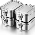 Lunchbox Set Stainless Steel Multi-Compartment 3 Piece