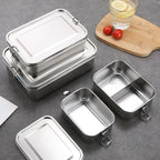 Lunchbox Set Stainless Steel Multi-Compartment 3 Piece