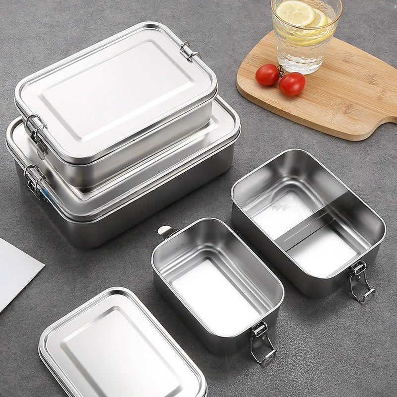 Lunchbox Set Stainless Steel Multi-Compartment 3 Piece