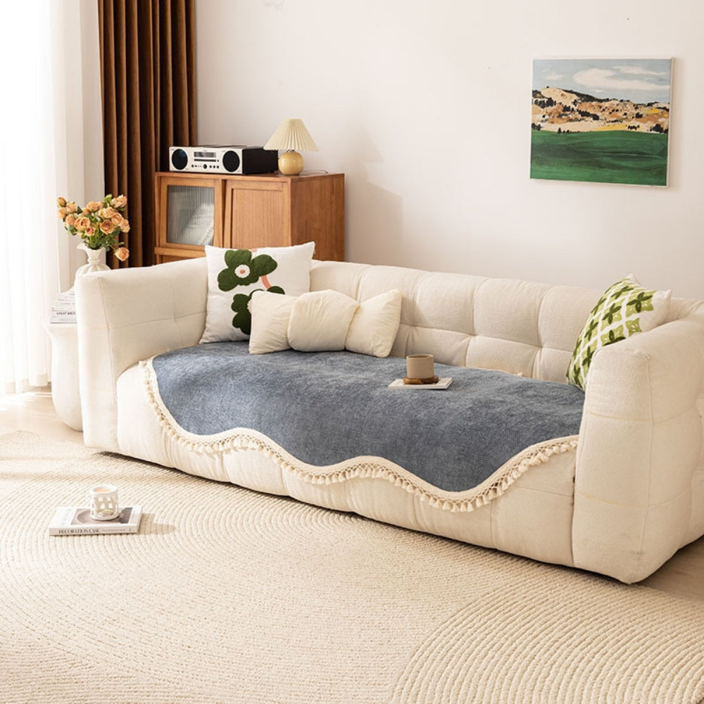 Luxury Chenille Non-Slip Reversible Sofa Cover