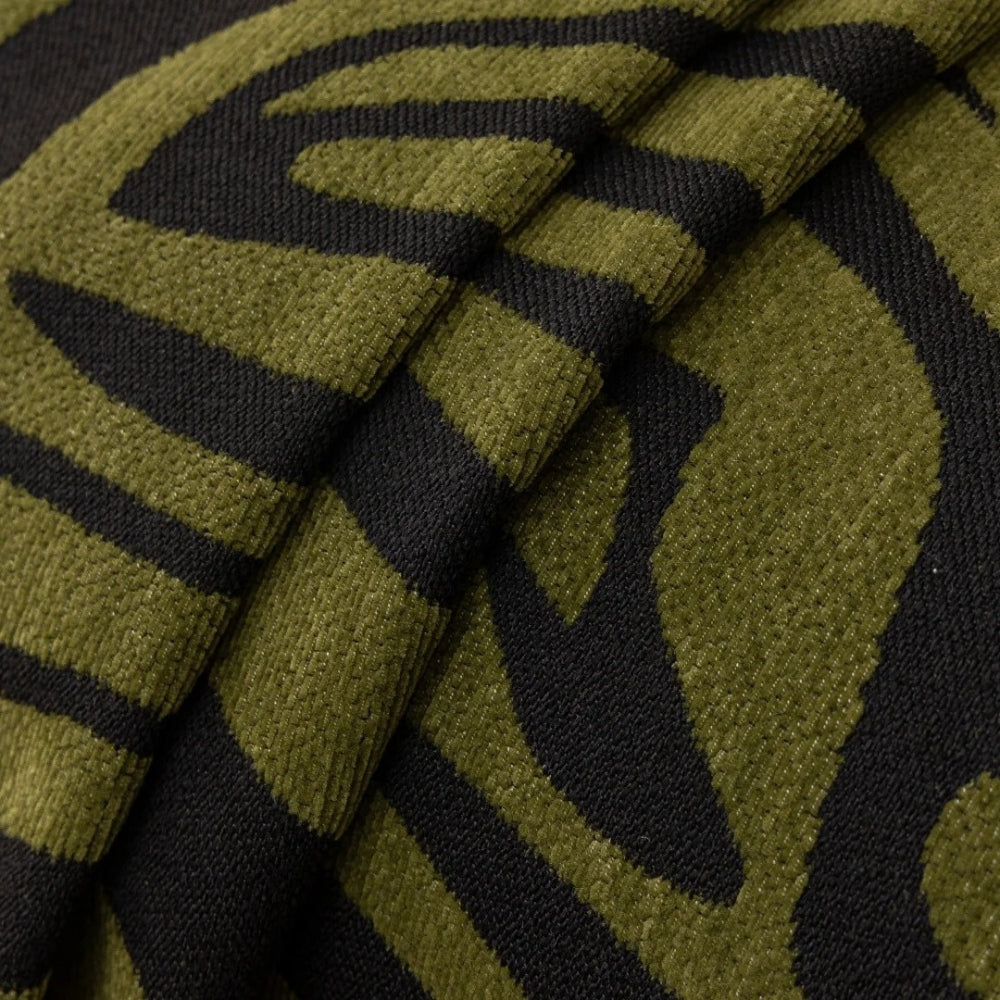 Machine Washable Chenille Zebra Jacquard Sofa Cover