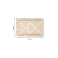 Machine Washable Microfiber Fringe Accent Rug