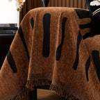 Machine-Washable Tribal Chenille Sofa Cover