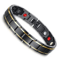 Magnetic Bracelet Hematite Stainless Steel Waterproof Adjustable