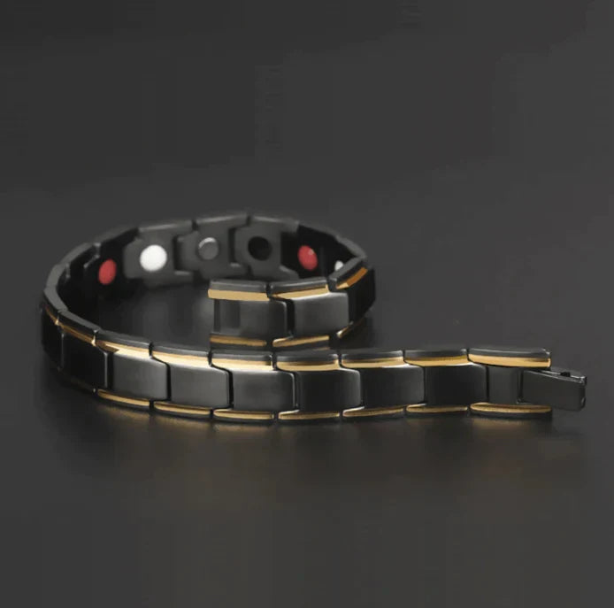 Magnetic Bracelet Hematite Stainless Steel Waterproof Adjustable