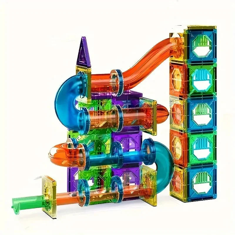 Magnetic Building Blocks Set 69 Piece LED STEM BPA-Free
