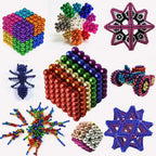Magnetic Building Set 216 Pieces BPA-Free Storage Box