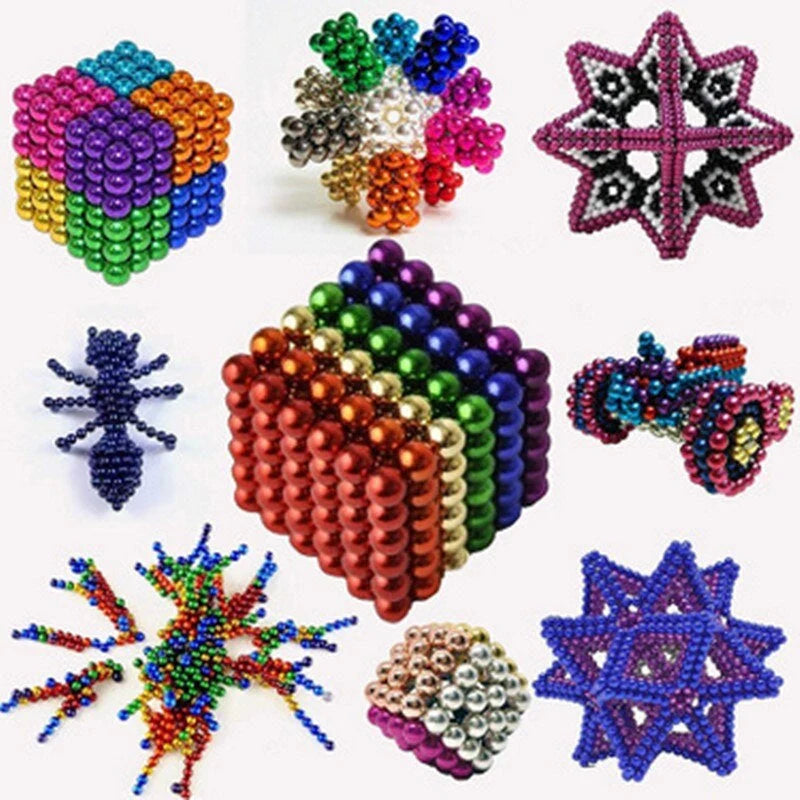 Magnetic Building Set 216 Pieces BPA-Free Storage Box