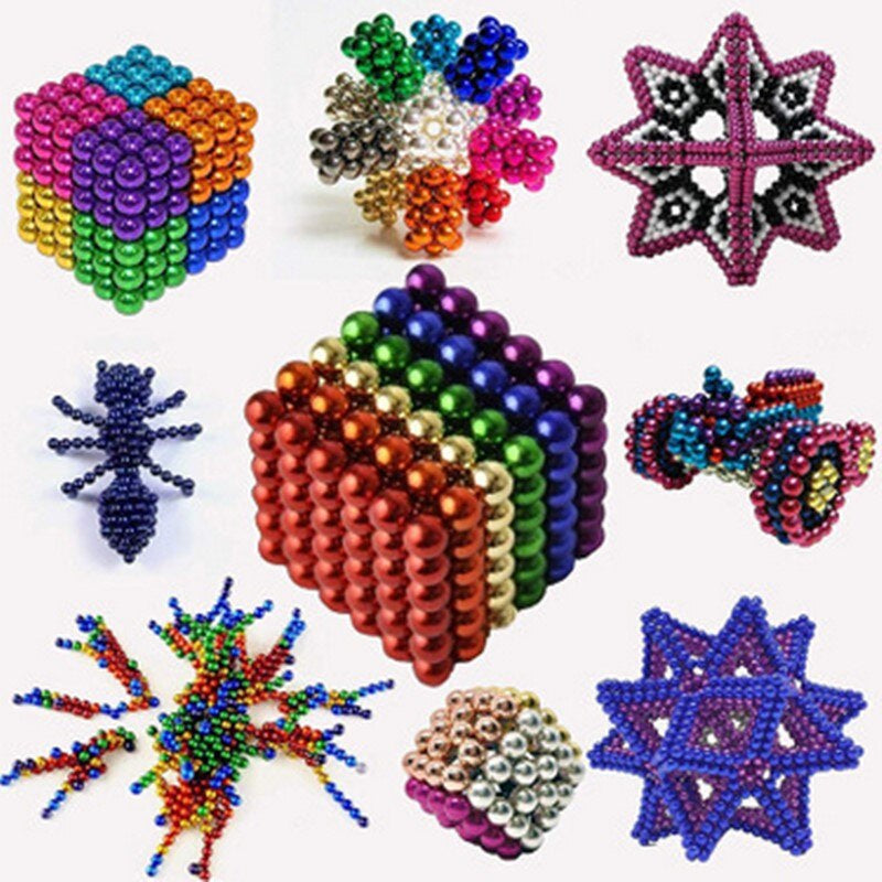 Magnetic Building Set 216 Pieces Durable Magnets