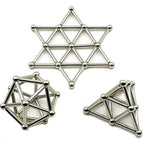 Magnetic Building Set 63-Piece Rod & Ball Metal Tin