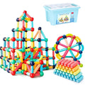 Magnetic Building Set 98-Piece With Storage Box