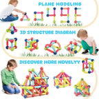 Magnetic Building Set 98-Piece With Storage Box