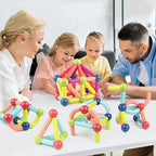 Magnetic Building Set 98 Pieces STEM 2D & 3D
