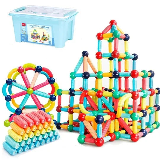 Magnetic Building Set 98 Pieces STEM 2D & 3D