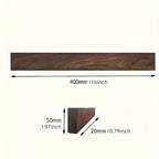 Magnetic Knife Strip Walnut Wood Powerful Magnets Wall Mount