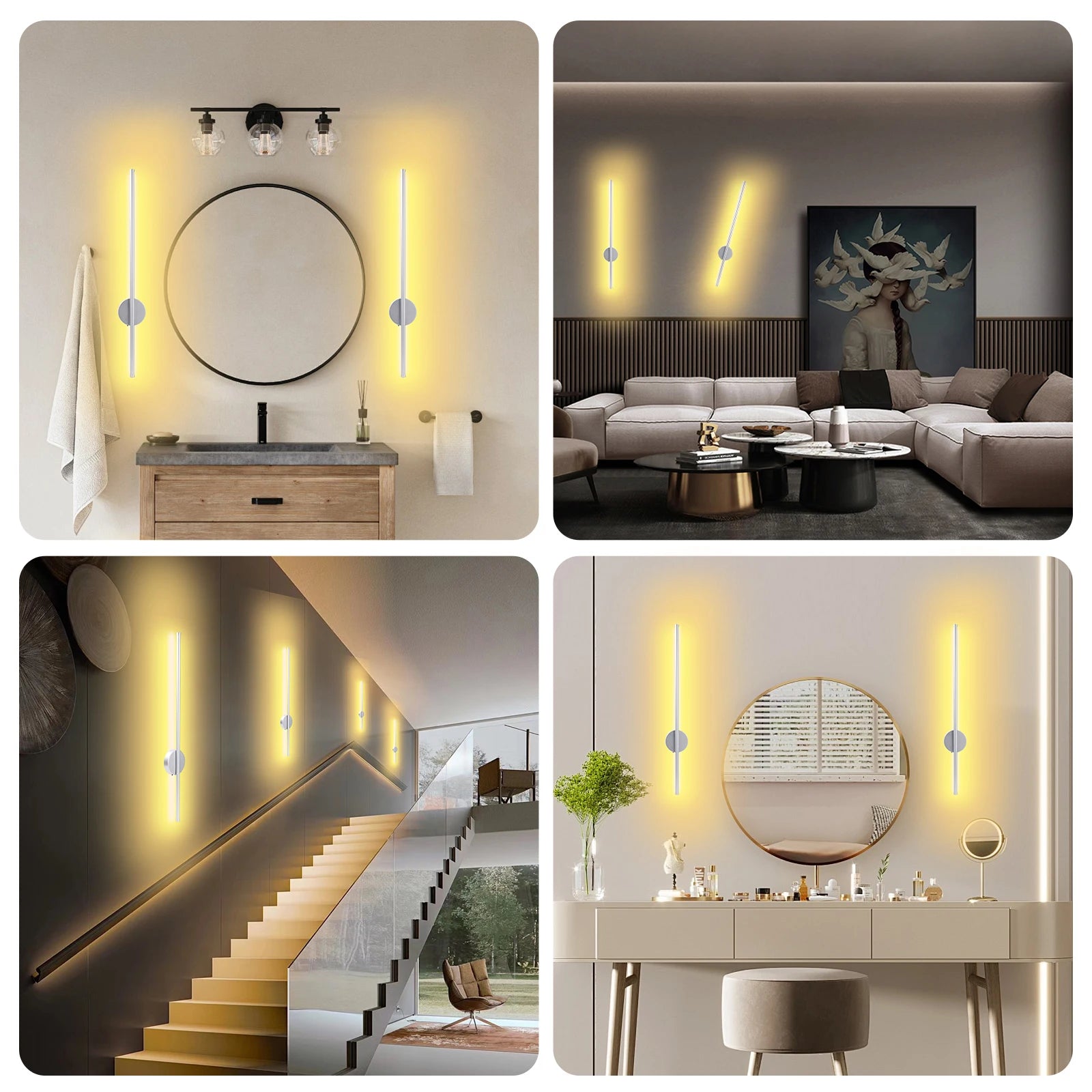 Magnetic Rechargeable LED Wall Lamp (Adjustable Color Temperature)
