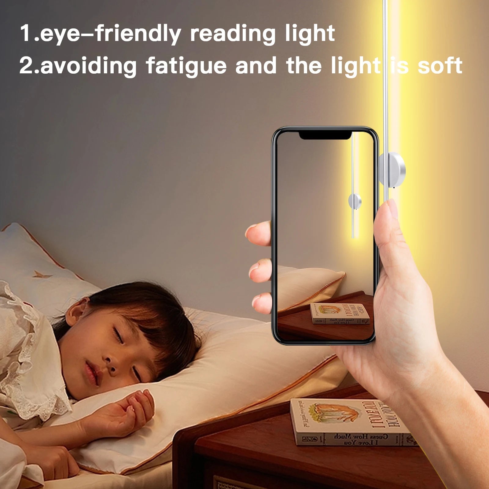 Magnetic Rechargeable LED Wall Lamp (Adjustable Color Temperature)