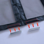 Magnetic Screen Door Auto-Close Custom Fit Polyester Mesh