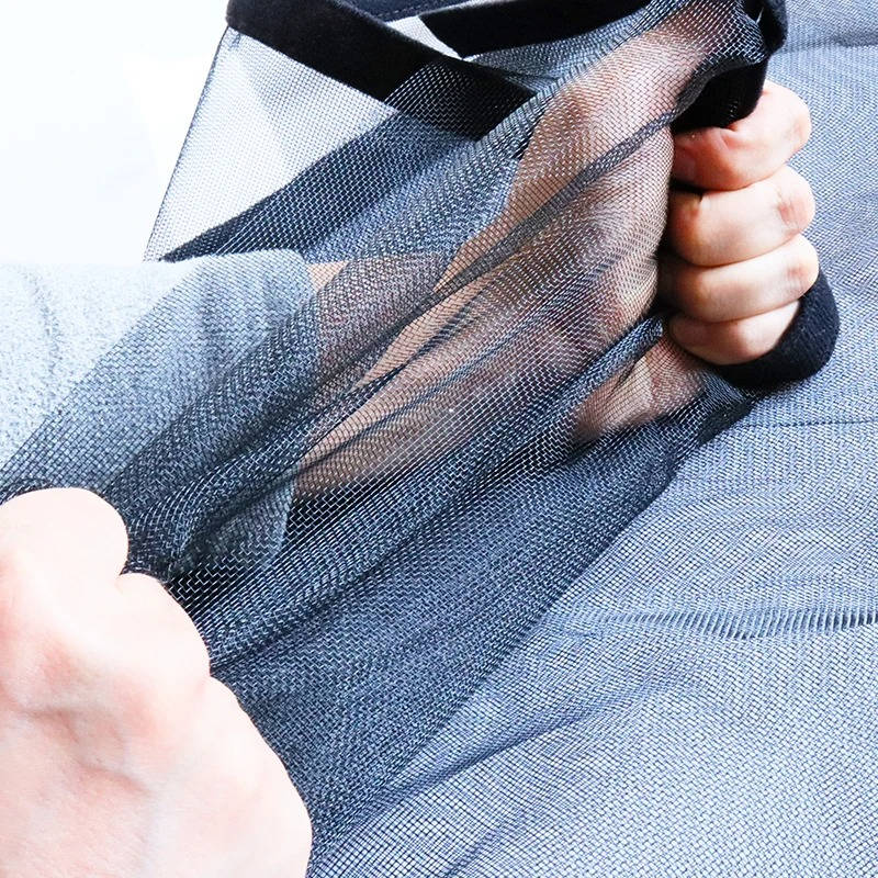 Magnetic Screen Door Center Split Auto-Close Polyester Mesh