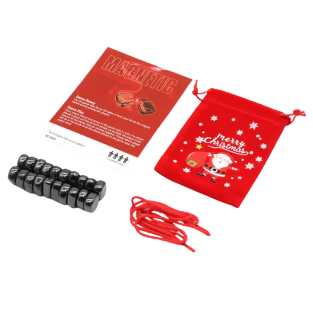 Magnetic Strategy Game Adjustable Rope Boundary Portable Travel Set