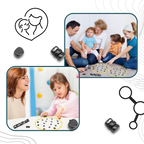 Magnetic Strategy Game Adjustable Rope Boundary Portable Travel Set