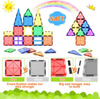 Magnetic Tiles Set 40 Pieces Child-Safe STEM