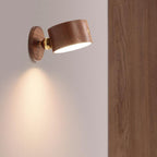 Magnetic USB-Rechargeable Touch-Activated Night Light (Wood Finish)