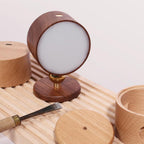 Magnetic USB-Rechargeable Touch-Activated Night Light (Wood Finish)