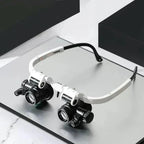 Magnifier Headset LED Lights 8x-23x Lenses