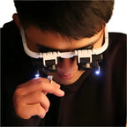Magnifier Headset LED Lights 8x-23x Lenses