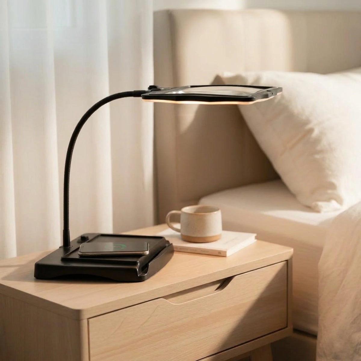 Magnifying Desk Lamp 3x Optical LED Rechargeable