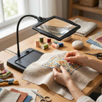 Magnifying Desk Lamp 3x Optical LED Rechargeable