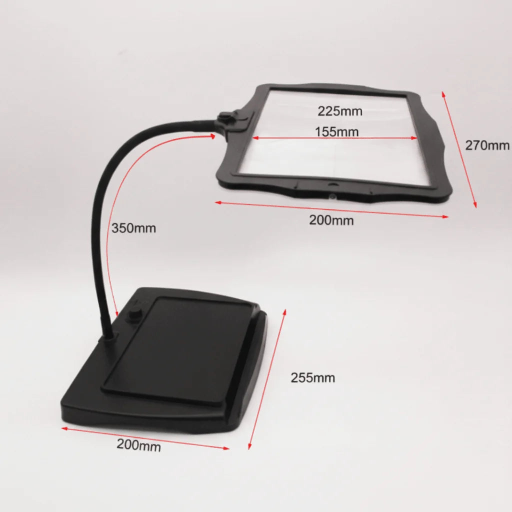 Magnifying Desk Lamp 3x Optical LED Rechargeable