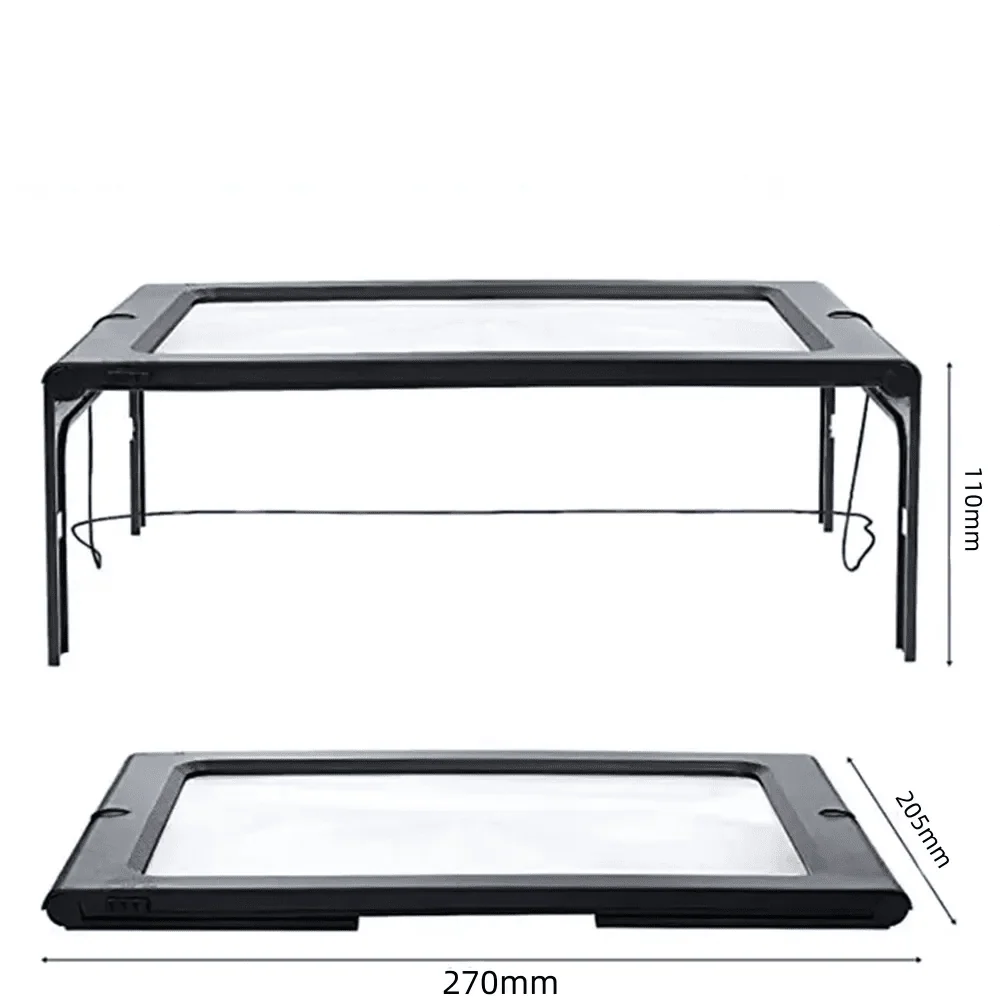 Magnifying Glass Foldable 3x Magnification & Built In LED
